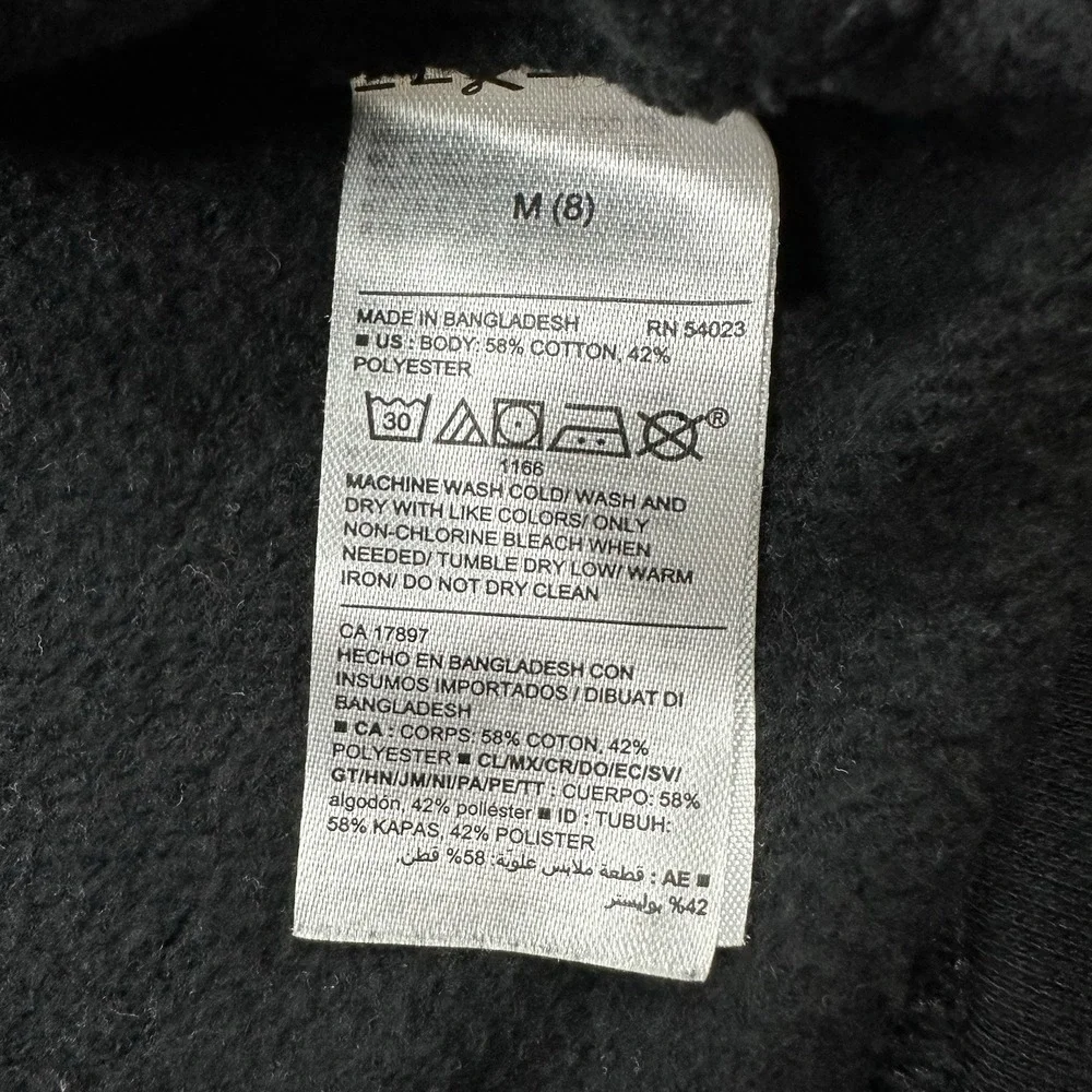 Old Navy Art Class Boy's 8 Set Of 2 Black Hoodie Sweatshirt